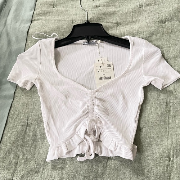 Zara white top - Picture 2 of 2